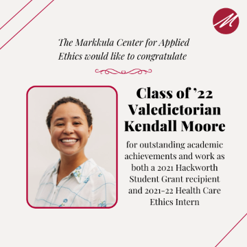 Class of ’22 Valedictorian Kendall Moore